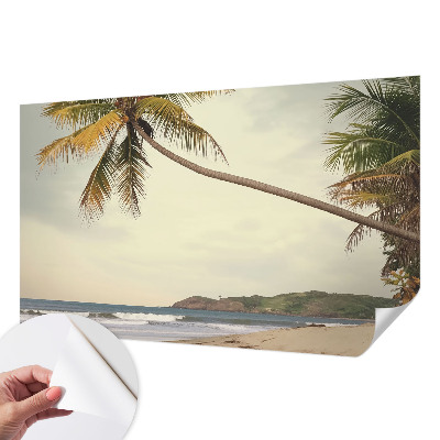 Motivtapete fürs Wohnzimmer mit tropischer Landschaft