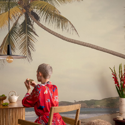 Motivtapete fürs Wohnzimmer Tropische Landschaft