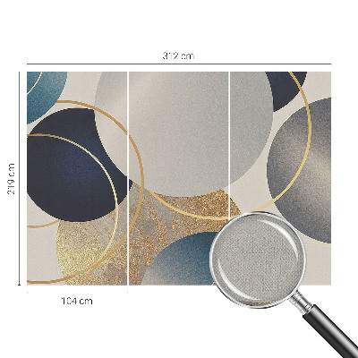 Selbstklebende Fototapete Kreative Kreise