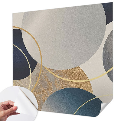 Selbstklebende Fototapete Kreative Kreise