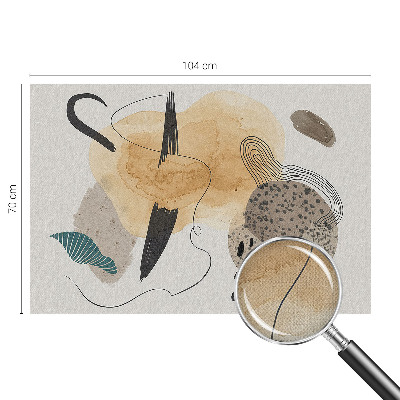 Selbstklebende Fototapete fürs Schlafzimmer Abstrakte Komposition