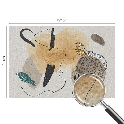 Selbstklebende Fototapete fürs Schlafzimmer Abstrakte Komposition