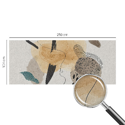 Selbstklebende Fototapete fürs Schlafzimmer Abstrakte Komposition