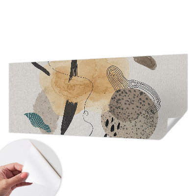 Selbstklebende Fototapete fürs Schlafzimmer Abstrakte Komposition