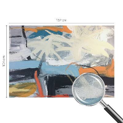 Selbstklebende Fototapete fürs Kinderzimmer Farbenfrohe Abstraktion