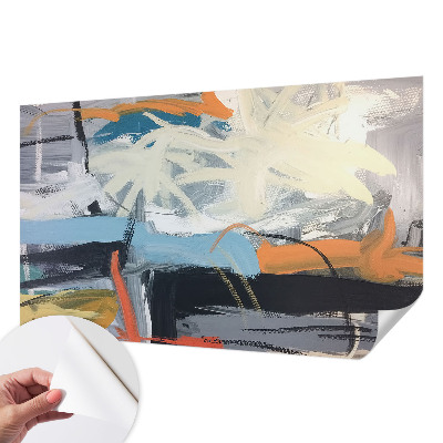 Selbstklebende Fototapete fürs Kinderzimmer Farbenfrohe Abstraktion