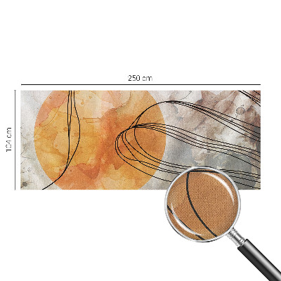 Selbstklebende Fototapete fürs Schlafzimmer Harmonische Abstraktion