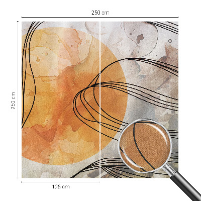 Selbstklebende Fototapete fürs Schlafzimmer Harmonische Abstraktion