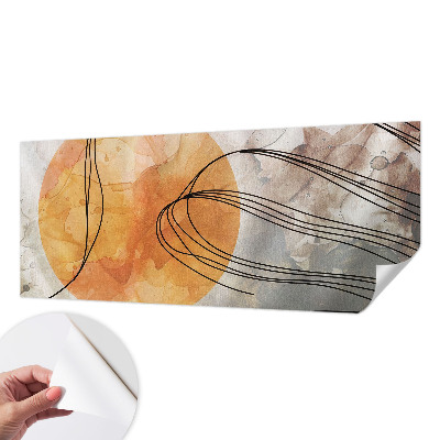 Selbstklebende Fototapete fürs Schlafzimmer Harmonische Abstraktion