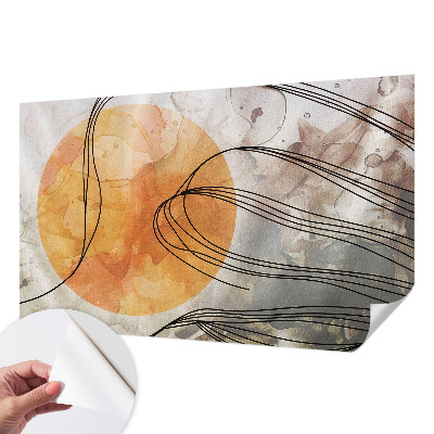 Selbstklebende Fototapete fürs Schlafzimmer Harmonische Abstraktion