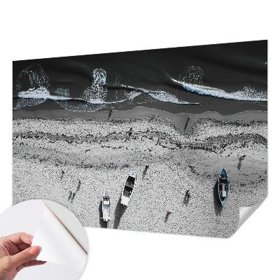 57D-Fototapete fürs Wohnzimmer mit Motiv „Strandruhe“