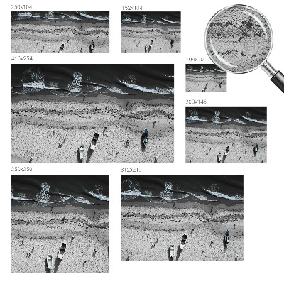 57D-Fototapete fürs Wohnzimmer mit Motiv „Strandruhe“
