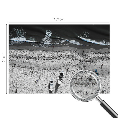 57D-Fototapete fürs Wohnzimmer mit Motiv „Strandruhe“