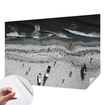 57D-Fototapete fürs Wohnzimmer mit Motiv „Strandruhe“