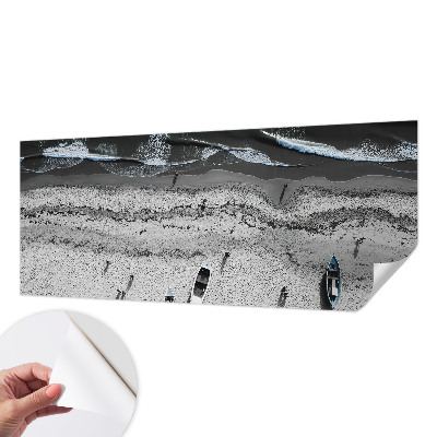 57D-Fototapete fürs Wohnzimmer mit Motiv „Strandruhe“