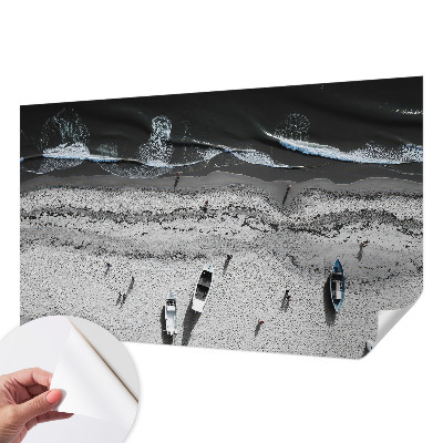 57D-Fototapete fürs Wohnzimmer mit Motiv „Strandruhe“