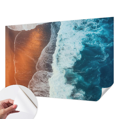 57D‑Fototapete fürs Schlafzimmer mit Motiv „Marine Symbiose“