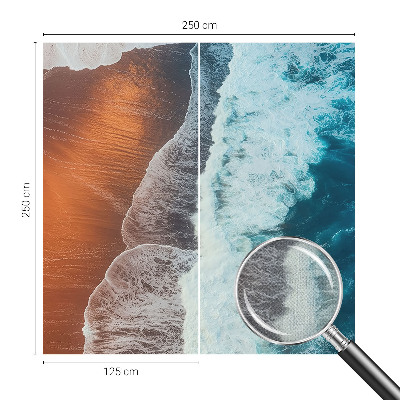 57D‑Fototapete fürs Schlafzimmer mit Motiv „Marine Symbiose“