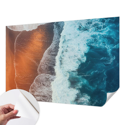 57D‑Fototapete fürs Schlafzimmer mit Motiv „Marine Symbiose“
