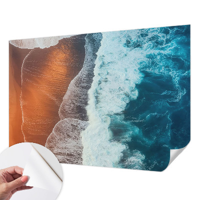 57D‑Fototapete fürs Schlafzimmer mit Motiv „Marine Symbiose“