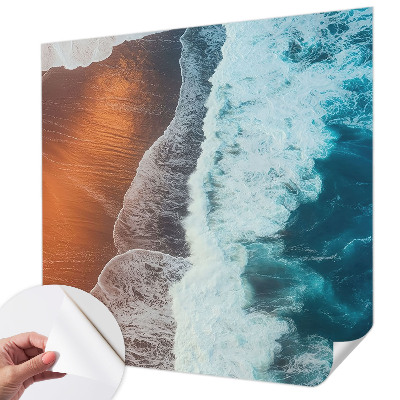 57D‑Fototapete fürs Schlafzimmer mit Motiv „Marine Symbiose“