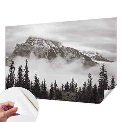 Motivtapete nach Maß mit einer Berglandschaft
