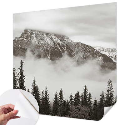 Motivtapete nach Maß mit einer Berglandschaft