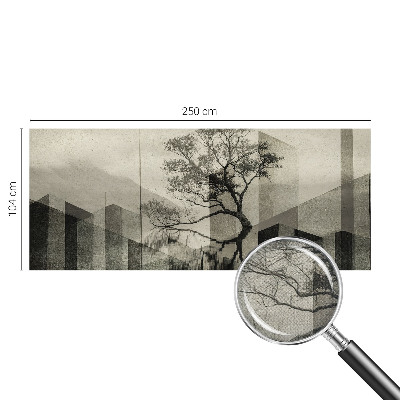 Selbstklebende Fototapete für die Wand mit dezentem, unverfälschtem Design