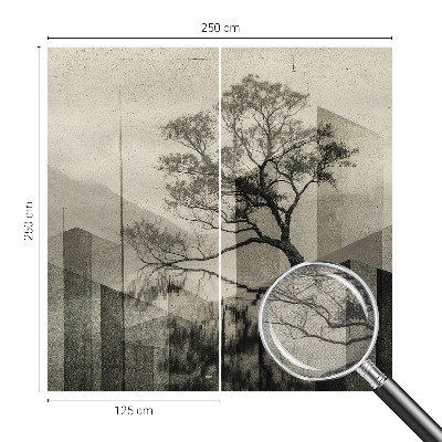 Selbstklebende Fototapete für die Wand Unverfälschte Eleganz