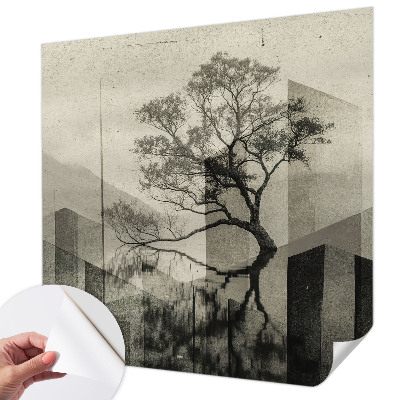Selbstklebende Fototapete für die Wand mit dezentem, unverfälschtem Design