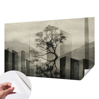 Selbstklebende Fototapete für die Wand mit dezentem, unverfälschtem Design