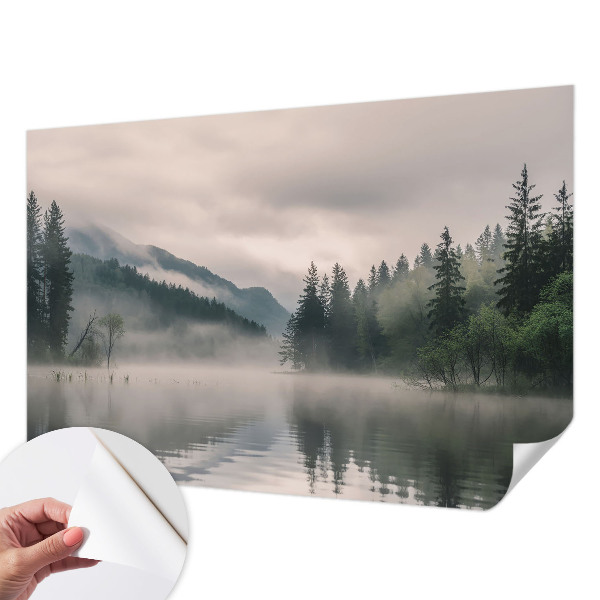 Selbstklebende Fototapete mit einem atmosphärischen See-Motiv