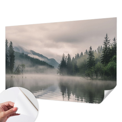 Selbstklebende Fototapete mit einem atmosphärischen See-Motiv