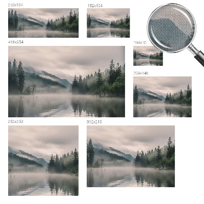 Selbstklebende Fototapete Atmosphärischer See