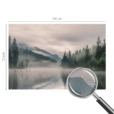 Selbstklebende Fototapete mit einem atmosphärischen See-Motiv