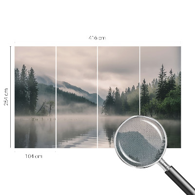 Selbstklebende Fototapete mit einem atmosphärischen See-Motiv