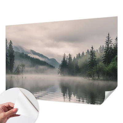 Selbstklebende Fototapete mit einem atmosphärischen See-Motiv