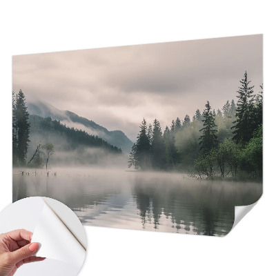 Selbstklebende Fototapete mit einem atmosphärischen See-Motiv