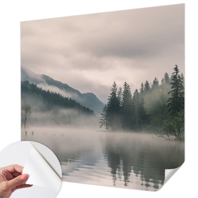 Selbstklebende Fototapete mit einem atmosphärischen See-Motiv