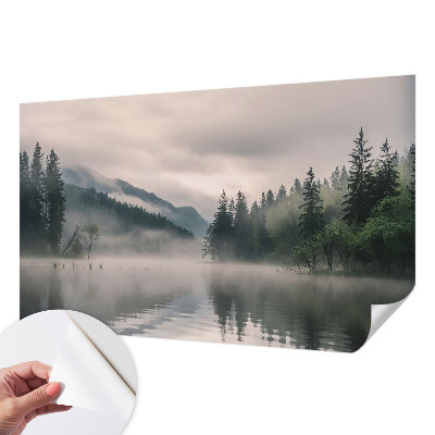 Selbstklebende Fototapete mit einem atmosphärischen See-Motiv