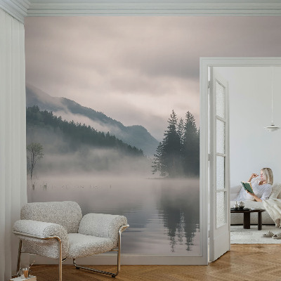 Selbstklebende Fototapete mit einem atmosphärischen See-Motiv