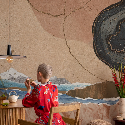 58D-Fototapete Abstrakte Landschaft