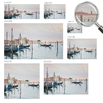 Selbstklebende Fototapete fürs Schlafzimmer mit venezianischer Landschaft
