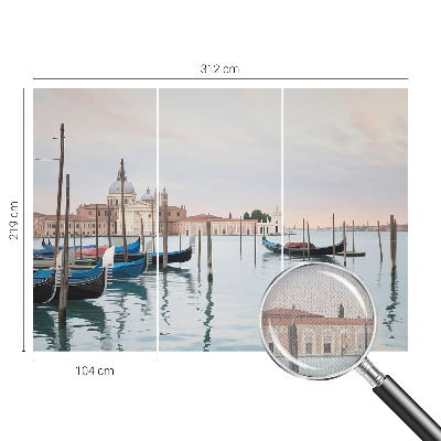Selbstklebende Fototapete fürs Schlafzimmer mit venezianischer Landschaft