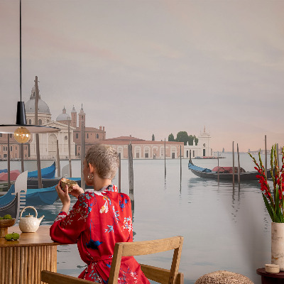 Selbstklebende Fototapete fürs Schlafzimmer mit venezianischer Landschaft