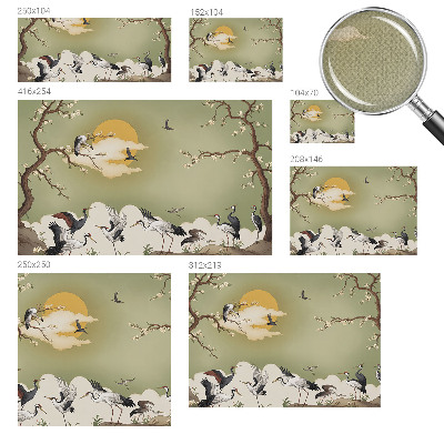 Fototapete in 3D-Optik Elegante Natur