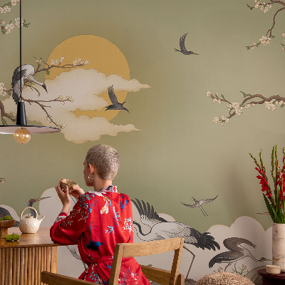 Fototapete in 3D-Optik Elegante Natur