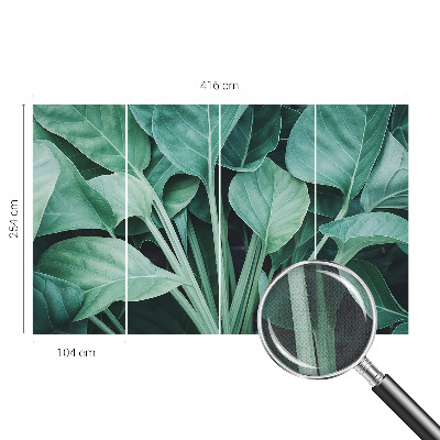 58D-Fototapete fürs Wohnzimmer Grüne Natur