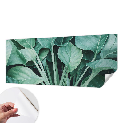 58D-Fototapete fürs Wohnzimmer mit grünem Naturmotiv
