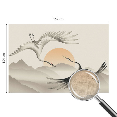 58D-Fototapete fürs Schlafzimmer Ostkräne